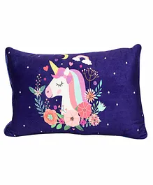 Hello Toys Unicorn Print Pillow - Multicolour