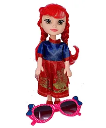 Yamama Small Doll with Funky Sunglasses - Height 20 cm (Colour May Vary)