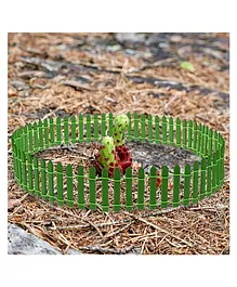 Chocozone Garden Miniature Fence Landscape Decoration Green - 12 Pieces