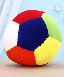 Deals India PLush Soft Ball Multicolour - Diameter 12 cm 