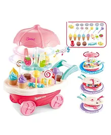 Dhawani Battery Operated Ice Cream Trolley - Multicolour 