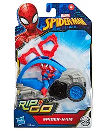 Marvel Spider Man Stunt Vehicle Toy - Height 12.5 cm 