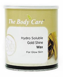 The Body Care Hydro Soluble Gold Shine Wax - 700 gm