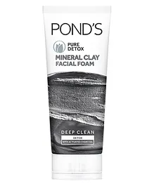Pond's Pure White Mineral Clay Anti Pollution Purity Face Wash Foam - 90 gm