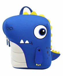 Nohoo Jungle 3D Dinosaur Backpack Blue - Height 9 Inches