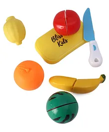 Bliss Kids Cutting Fruit  Play Foods - Multicolor 