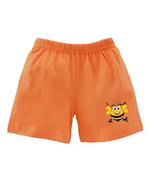 BRATMA Bee Printed Shorts - Orange