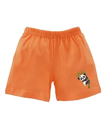 BRATMA Panda Printed Shorts - Orange