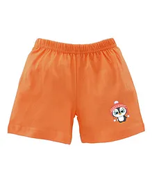 BRATMA Penguin Printed Shorts - Orange
