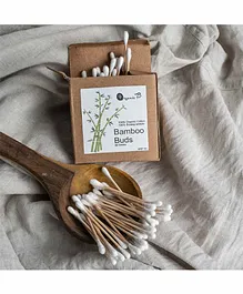 Organic B Bamboo Cotton Swabs Pack of 2 - 80 Pieces