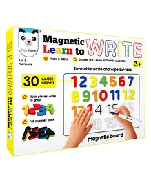 Play Panda Magnetic Learn to Write Numbers Includes Number Magnets and Write & Wipe Magnetic Board