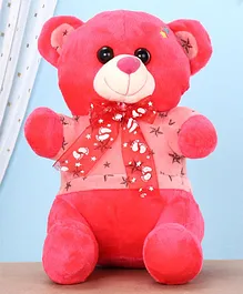 Stuffysoft Teddy Bear Soft Toy Red - Height 24 cm