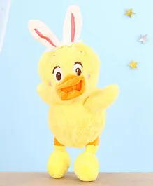 Stuffsoft Duck Soft Toy Brown - Height 25 cm