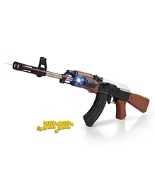 NHR AK47 Sniper Toy Gun with Bullets Scope & Tripod - Multicolor