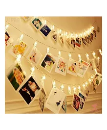 Party Propz Photo Clip Fairy Lights White - 2 Meter