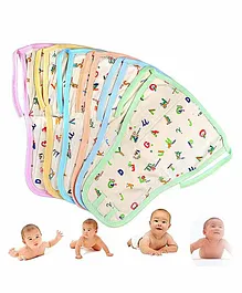 Chirsh Cotton Cloth Nappies Pack of 6 - Multicolor