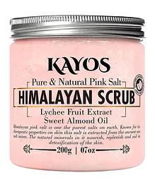 Kayos Himalayan Pink Salt Body Scrub - 200 gm