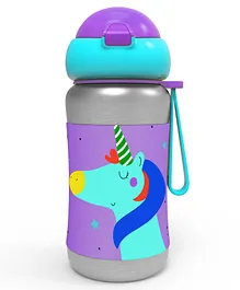 Rabitat Sport Sipper Stainless Steel Bottle - Love you to the moon and back - 350 ml