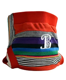  Bdiapers Washable & Reusable  Extra Large Hybrid Cloth Diaper Cover With Waterproof Pouch Rainbow - Multicolor