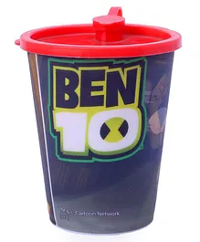 Ben 10 3D Print Tumbler with Lid - Multicolour 