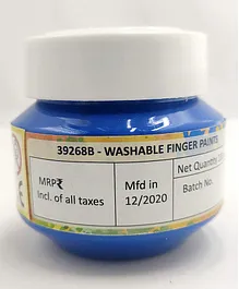 Toy Kraft Colour Washable Finger Paints Blue - 100 ml 