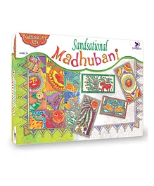 Toy Kraft Sand Art Sandsational Madhubani - Multicolor