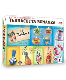 Toy Kraft DIY Terracotta Painting Kit - Multicolour 