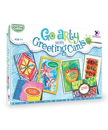 Toy Kraft Go Arty Greeting Card Making Kit - Multicolour