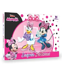Toy Kraft Sequin Pictures Minnie Mouse & Friends Craft Kit - Multicolour
