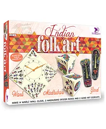 Toy Kraft Folk Art Painting Kit - Multicolour
