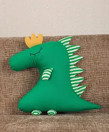 My Gift Booth Dino Shaped Cushion - Green