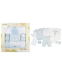 LilSoft Pack Of 11 Printed Gift Set - Blue