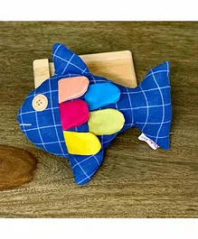 Pintucloo With Colourful Wing Fish Blue  - Length 17.78 cm