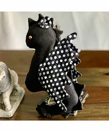 Pintucloo Dragon Soft Toy Black - Height 22.86 cm