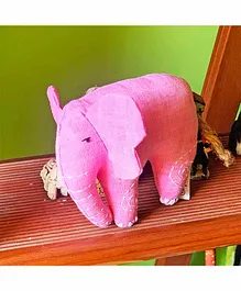 Pintucloo Elephant Soft Toy Pink - Height 10.6 cm