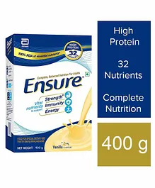 Ensure Vanilla Flavour Nutrition Drink - 400 gm
