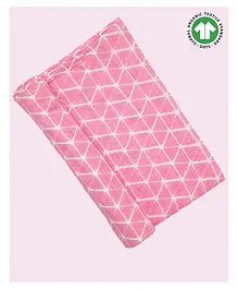 Theoni 100% Organic Cotton Muslin Printed Swaddles - Pink