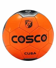 Cosco Cuba Foot Ball Size 5 - Orange Black 
