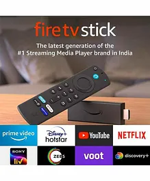 Fire TV Stick 3rd Gen With Alexa Voice Remote includes TV controls HD Streaming Device 2021 Release - Black
