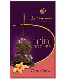 Le Divinoir Pure Dark Chocolate with Roasted Cashew - 80gm