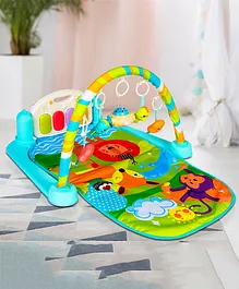 Baby Moo Sunny Zoo Piano Activity Play Gym With Bluetooth - Multicolour