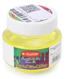 Rabbit Crystal Mud Slime Yellow - 100 gm