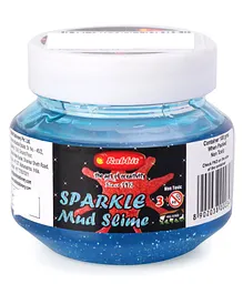 Rabbit Sparkle Mud Slime Blue - 100 gm(Colour May Vary)