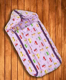 JIN Baby Sleeping Bag Car Print - Purple