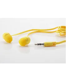 Lexingham Tangle Free White Ear Phones - Yellow 