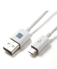 Travel Blue Micro USB Data Sync and Charge Cable - White