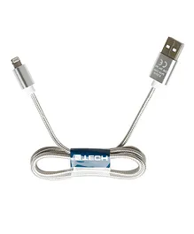 Travel Blue MFI Lightning Connector Data Sync & Charge Cable - Silver 
