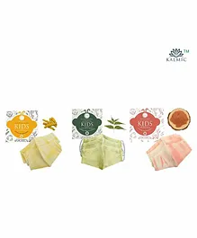 Kalmic Hand Dyed Organic Cotton Masks Assorted - Pack of 9