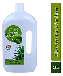 Omeo Aloe Vera hand Sanitizer Can 1 ltr 