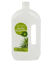 Omeo Aloe Vera hand Sanitizer Can 1 ltr 